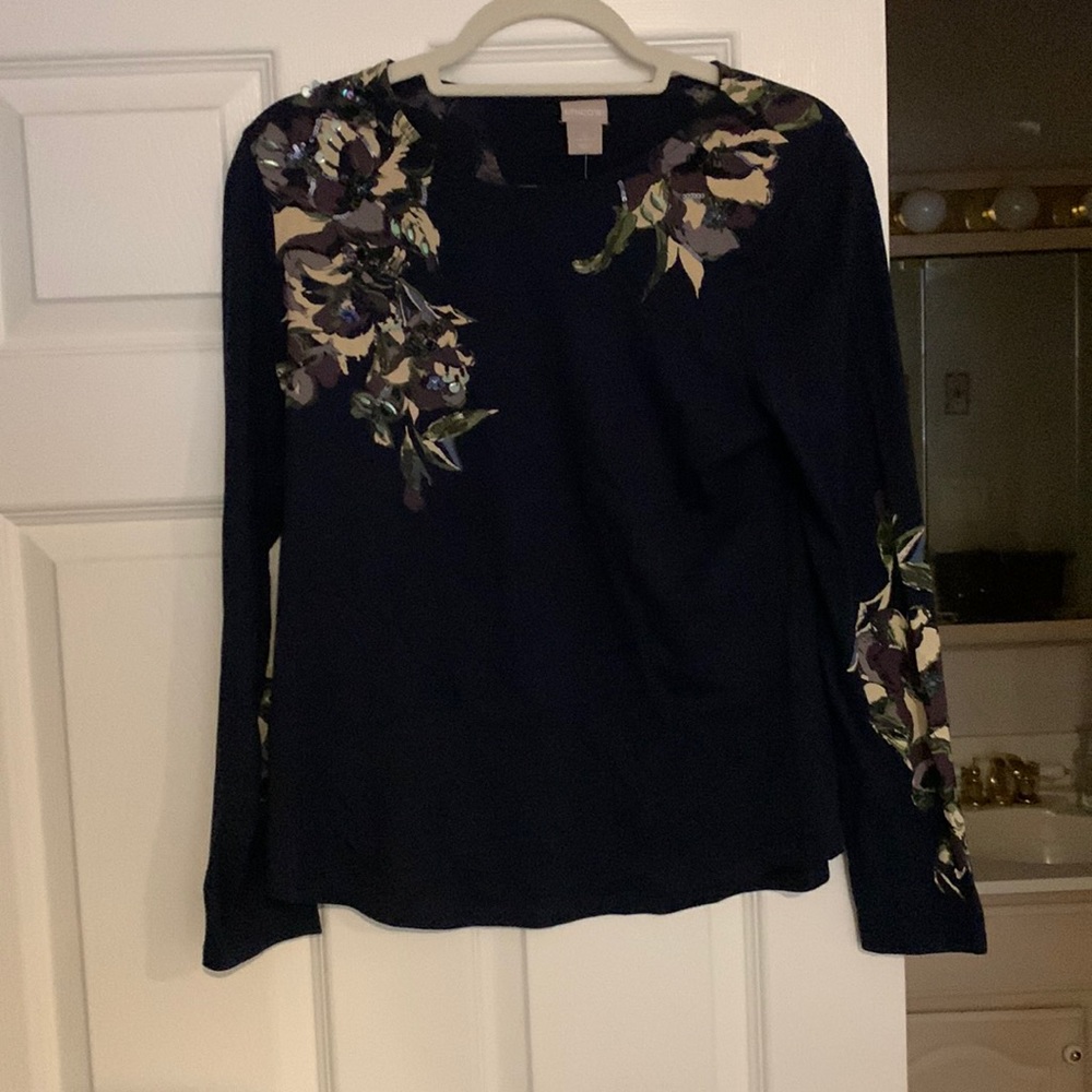 Ladies decorative shirt by Chico’s
